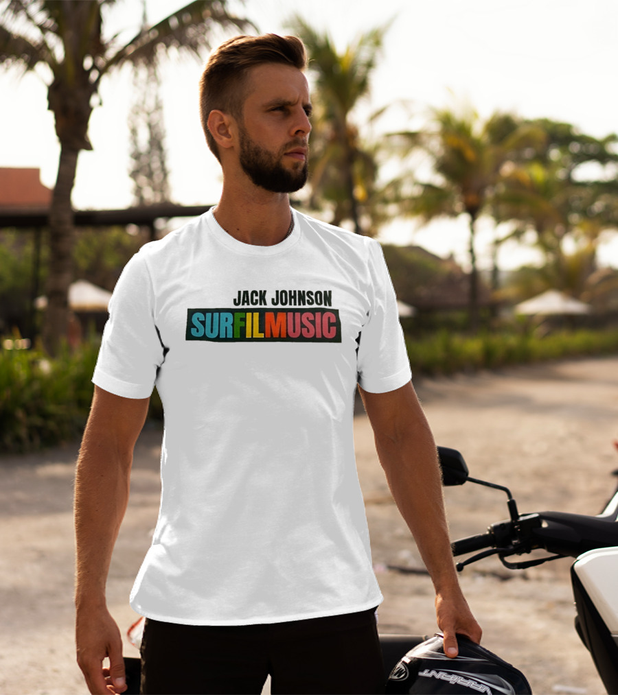 Jack Johnson Surfilmusic Tour 2026 Colorful T-Shirt