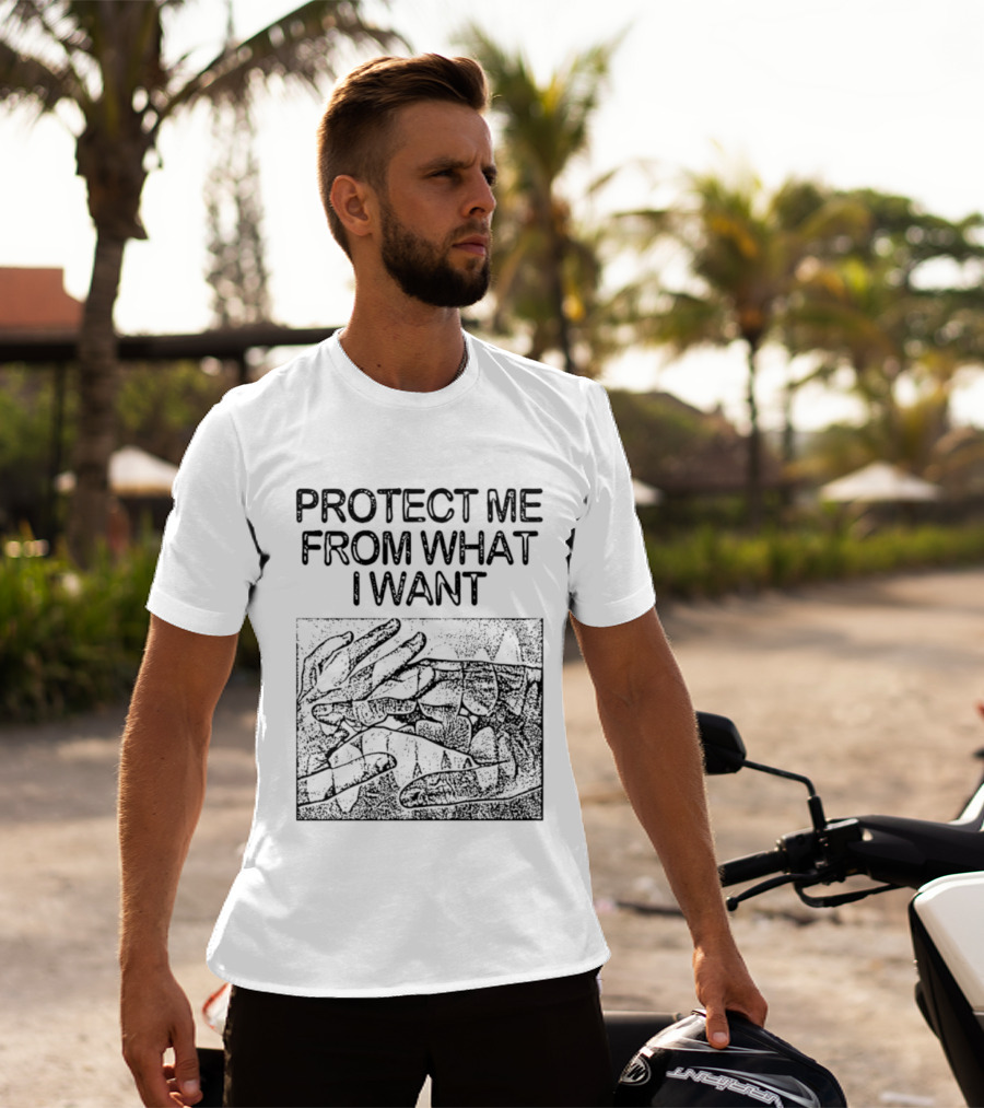 Protect Me From What I Want Jenny Holzer Text And Abstract T-Shirt