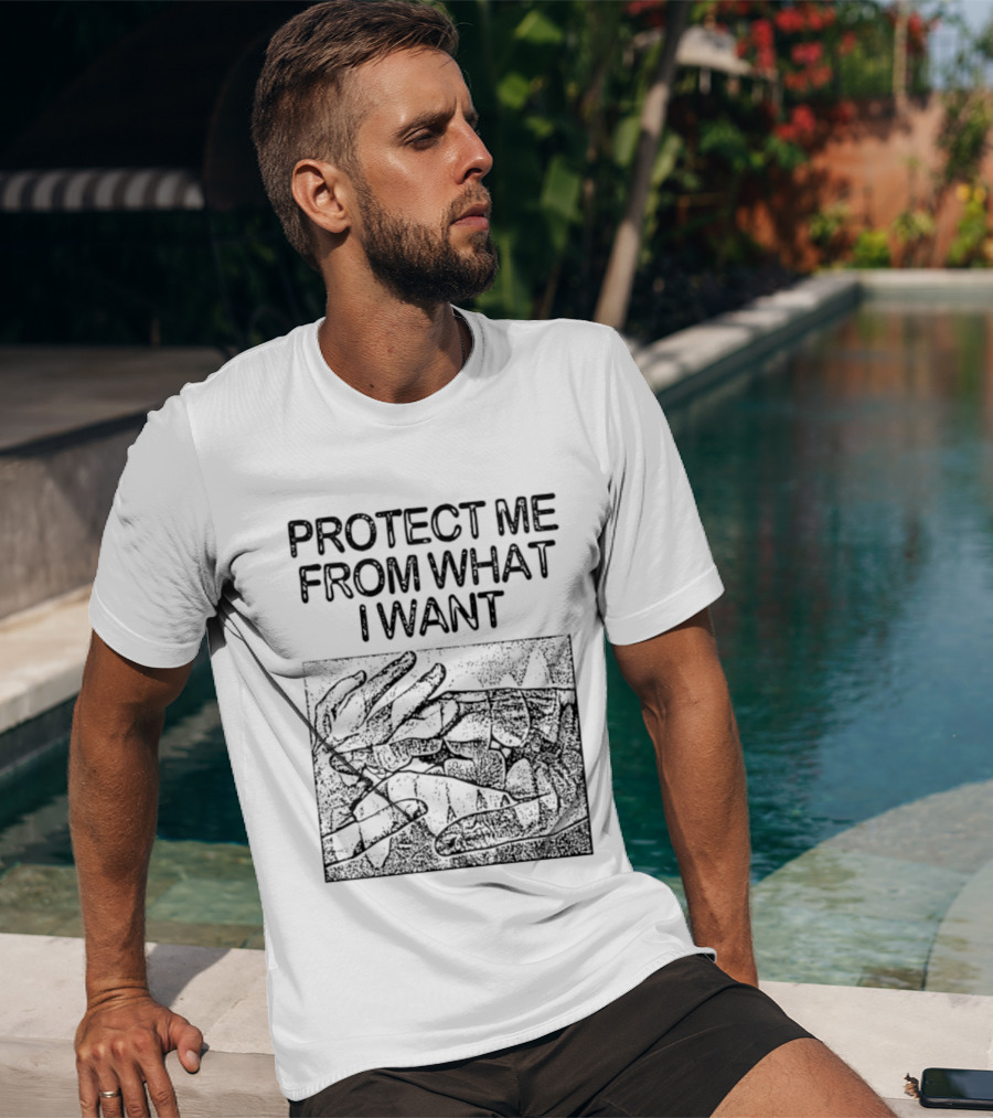 Protect Me From What I Want Jenny Holzer Text And Abstract T-Shirt