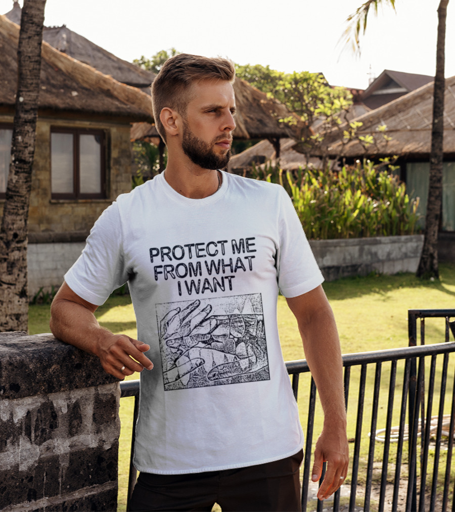 Protect Me From What I Want Jenny Holzer Text And Abstract T-Shirt