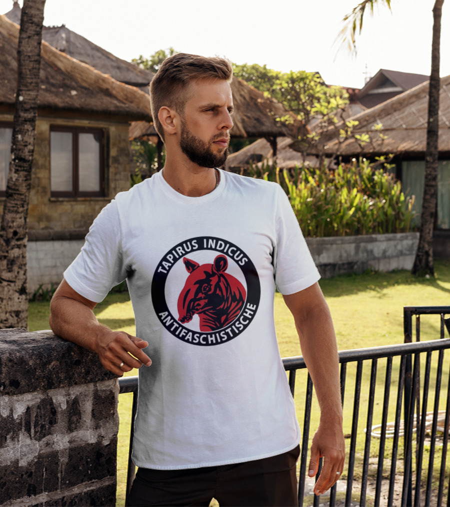 Tapirus Indicus Antifaschistische Antifa T-Shirt