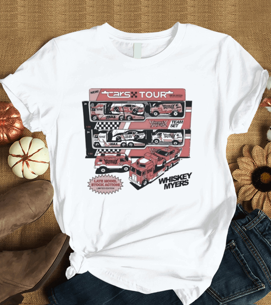 Whiskey Myers 2026 Cars Tour New Edition Racing Truck And Trailer T-Shirt