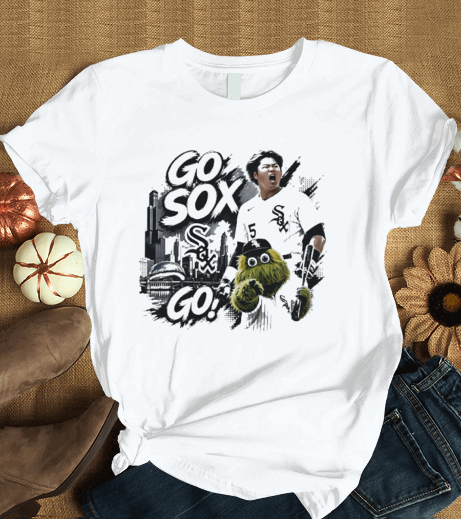 Yoshinobu Yamamoto Number 15 Chicago White Sox Go Sox Go T-Shirt
