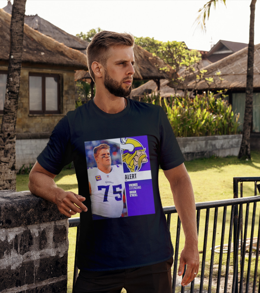 Alert Vikings Extending Brian O'Neill 75 T-Shirt
