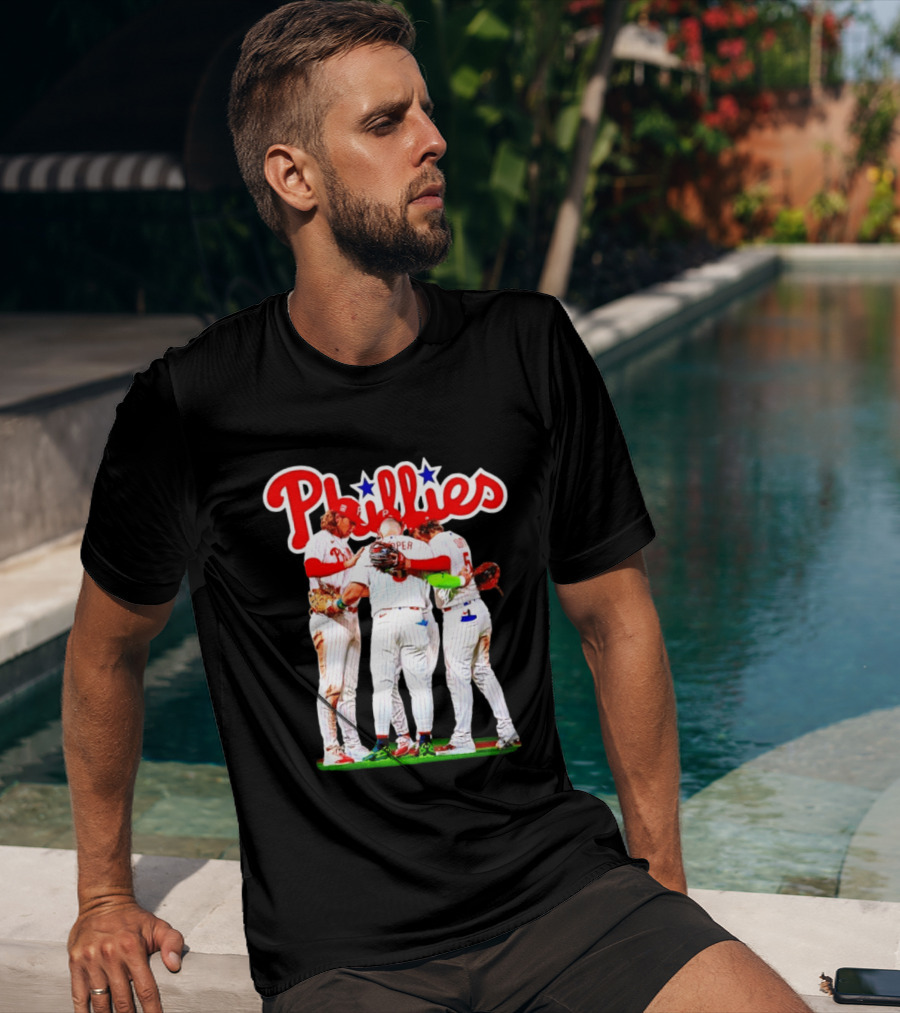 Bryce Harper Alec Bohm Edmundo Sosa Bryson Stott Philadelphia Phillies Team Unity T-Shirt