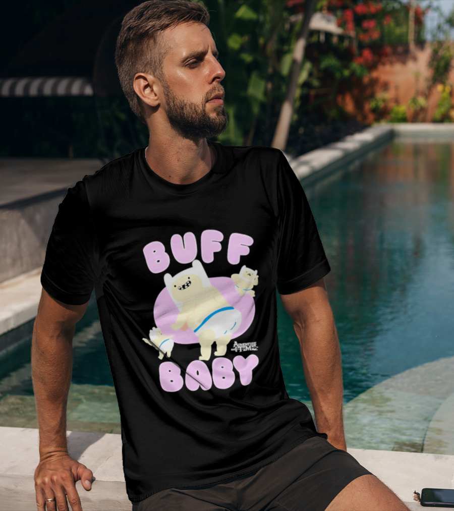 Buff Baby Adventure Time Finn The Human Dancing Babies T-Shirt