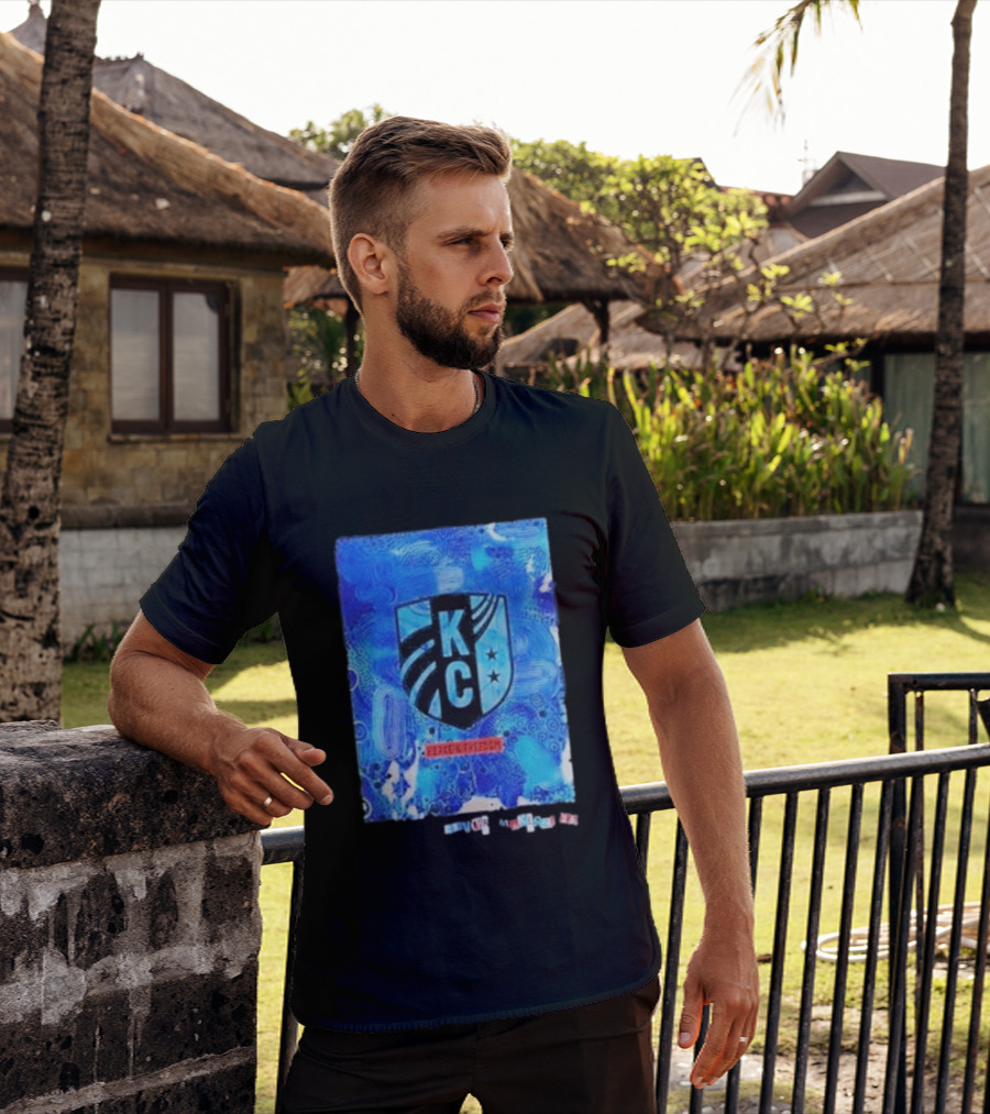 Kansas City Current KC Peace Freedom Blue T-Shirt
