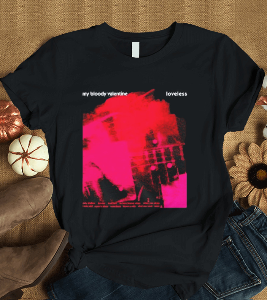 My Bloody Valentine Loveless Album Cover Classic Shoegaze Music Fan Favorite T-Shirt