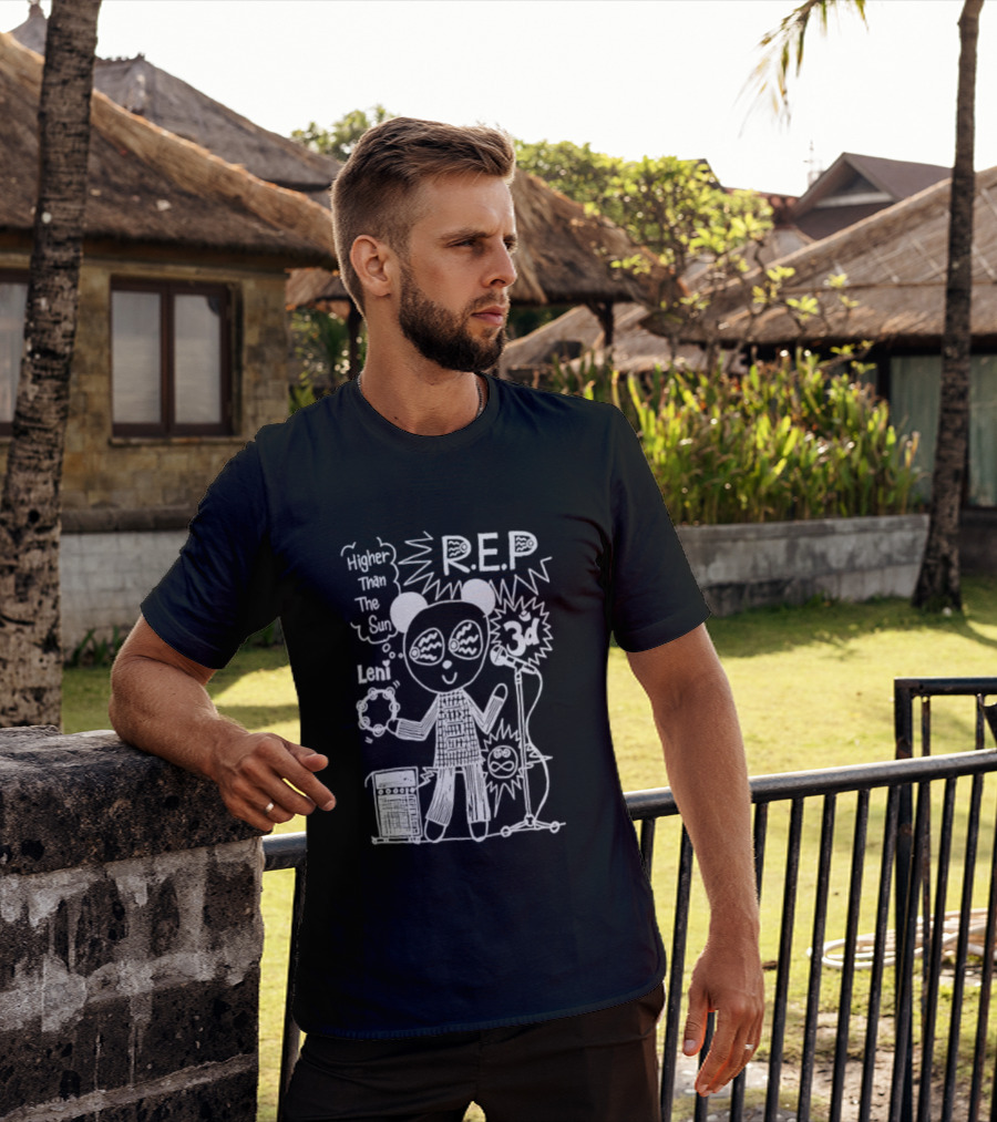 R.E.P Higher Than The Sun Bear With Drum And Microphone T-Shirt