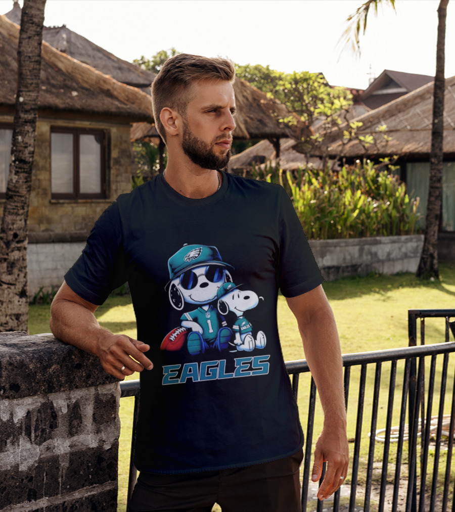 Snoopy Eagles Philadelphia Football 2026 T-Shirt