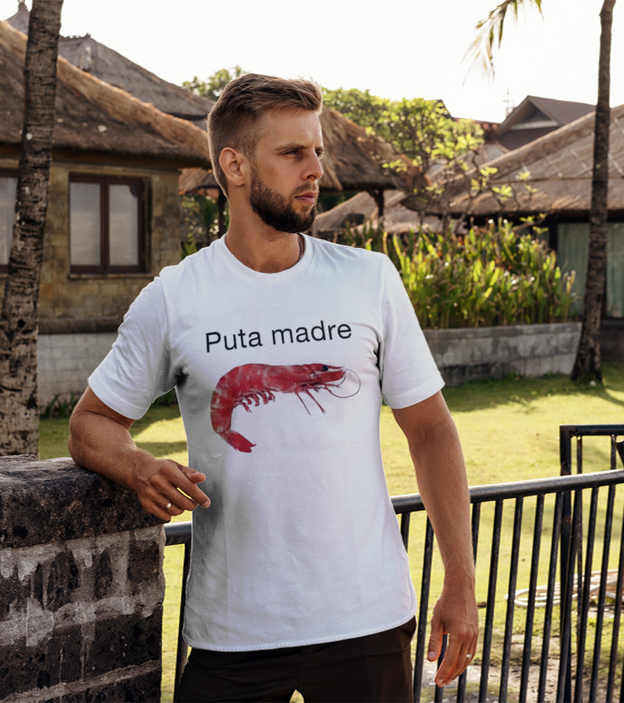 Puta Madre Red Shrimp T-Shirt