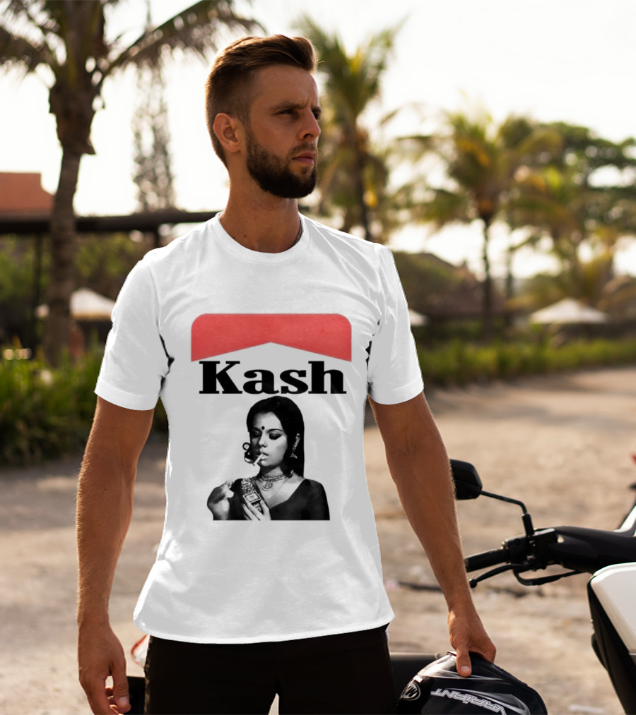 Mumtaz Kash Marlboro Iconic Red Collar T-Shirt