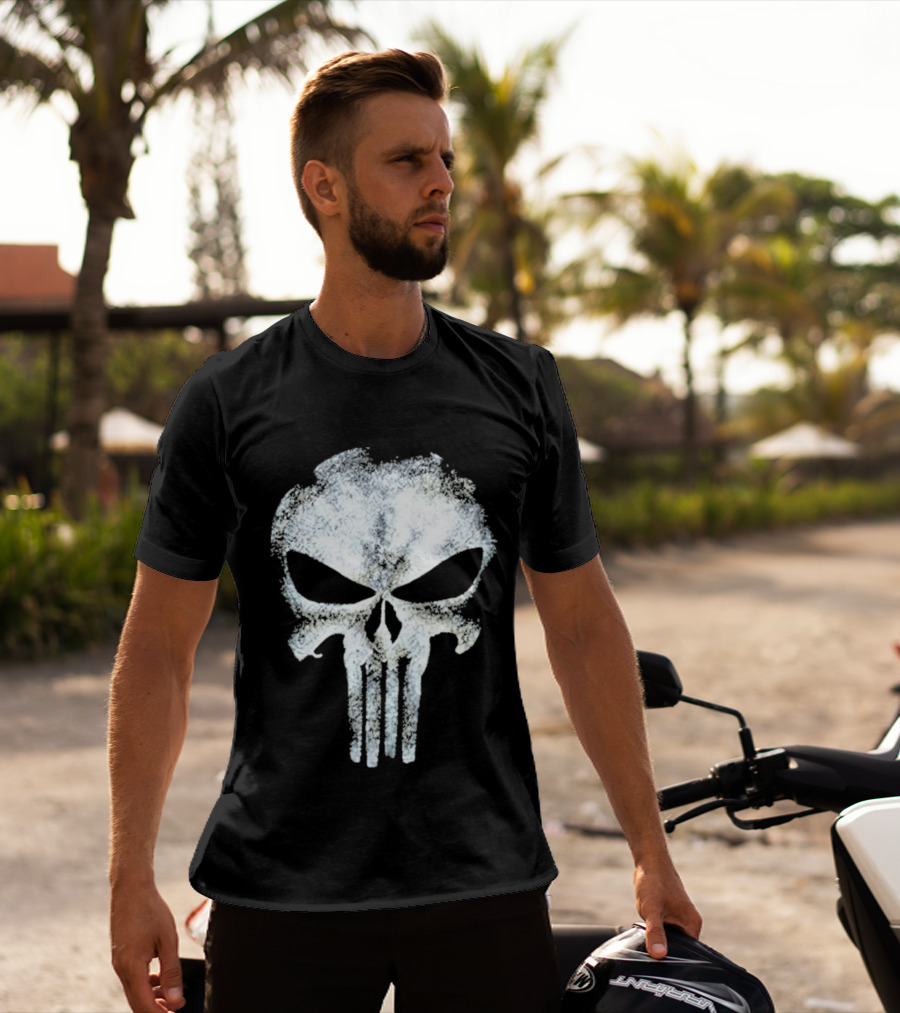 Marvel's Punisher Frank Castle Skull T-Shirt
