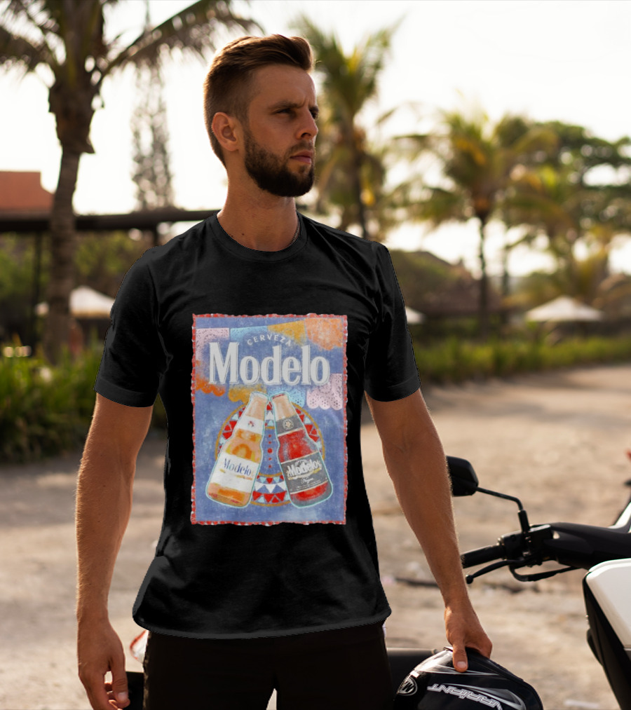 Cerveza Modelo Mexican Beer Bottles T-Shirt