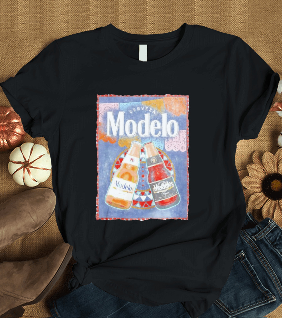 Cerveza Modelo Mexican Beer Bottles T-Shirt