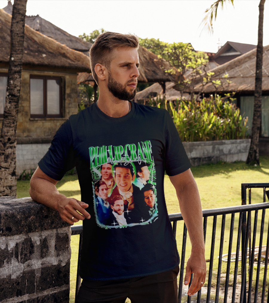 Phillip Crane Plant Daddy Regency Style Portrait Collage T-Shirt