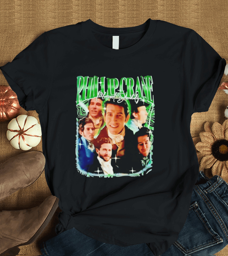 Phillip Crane Plant Daddy Regency Style Portrait Collage T-Shirt