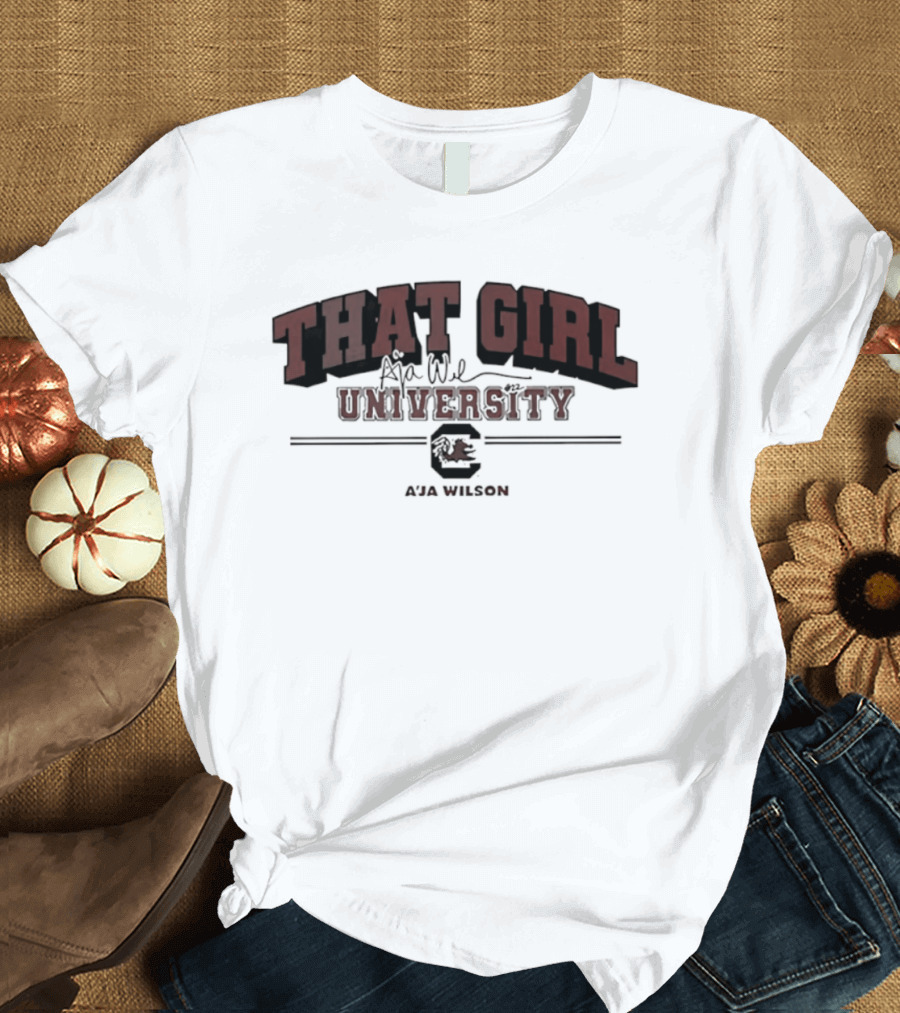 That Girl University South Carolina Gamecocks A'ja Wilson T-Shirt