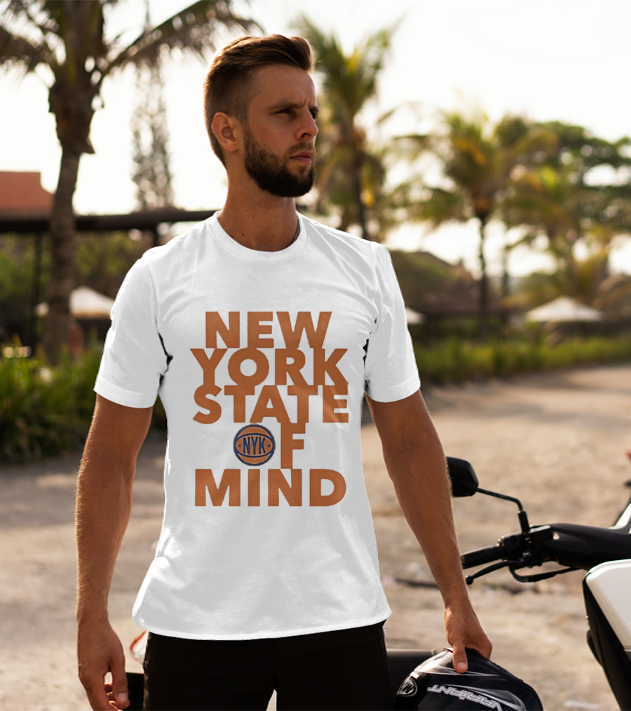 New York State Of Mind NYC Basketball T-Shirt