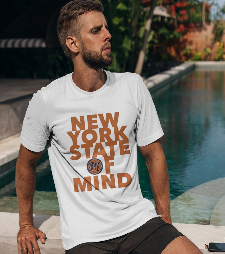 New York State Of Mind NYC Basketball T-Shirt