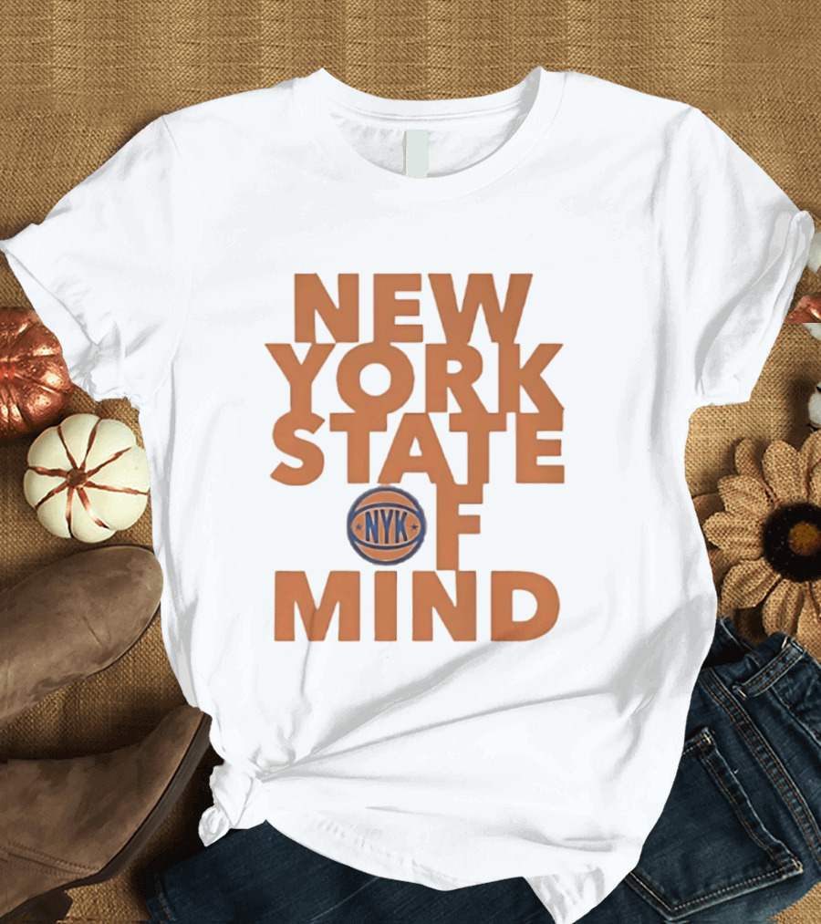 New York State Of Mind NYC Basketball T-Shirt