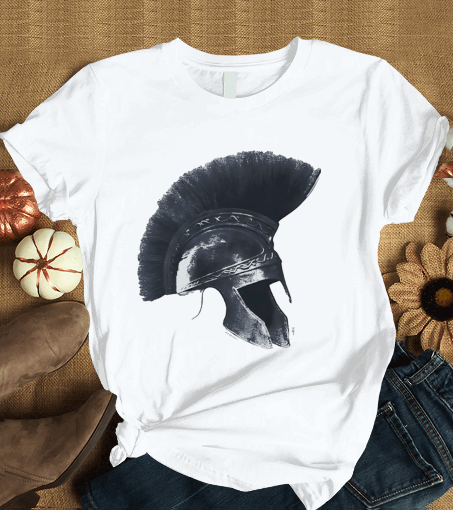 Travis Scott Odyssey Greek Soldier Helmet T-Shirt