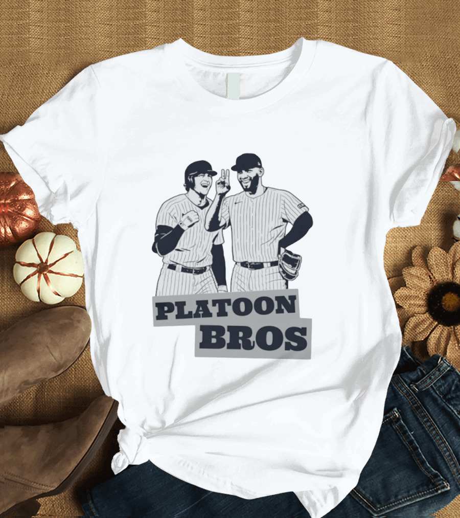 Yankees Platoon Bros Amed Rosario Ryan McMahon MLB Baseball Team T-Shirt