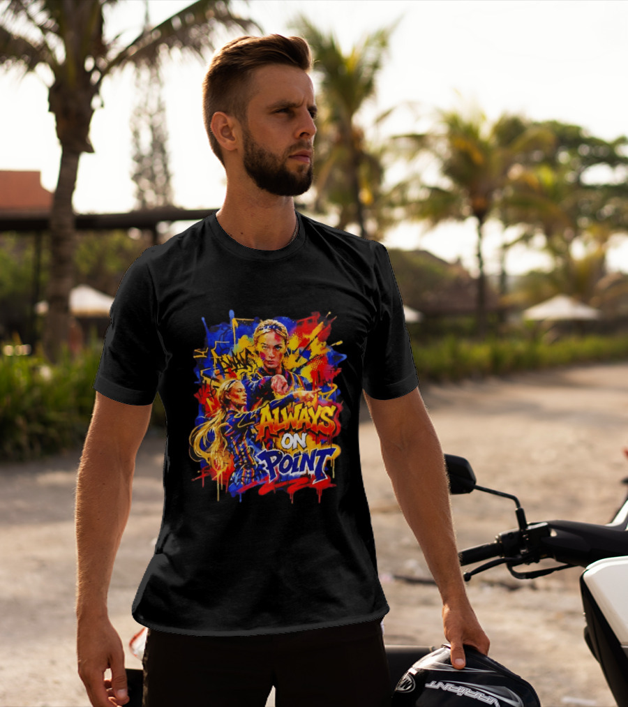 Sophie Cunningham Always On Point Indiana Fever Bold Graffiti T-Shirt