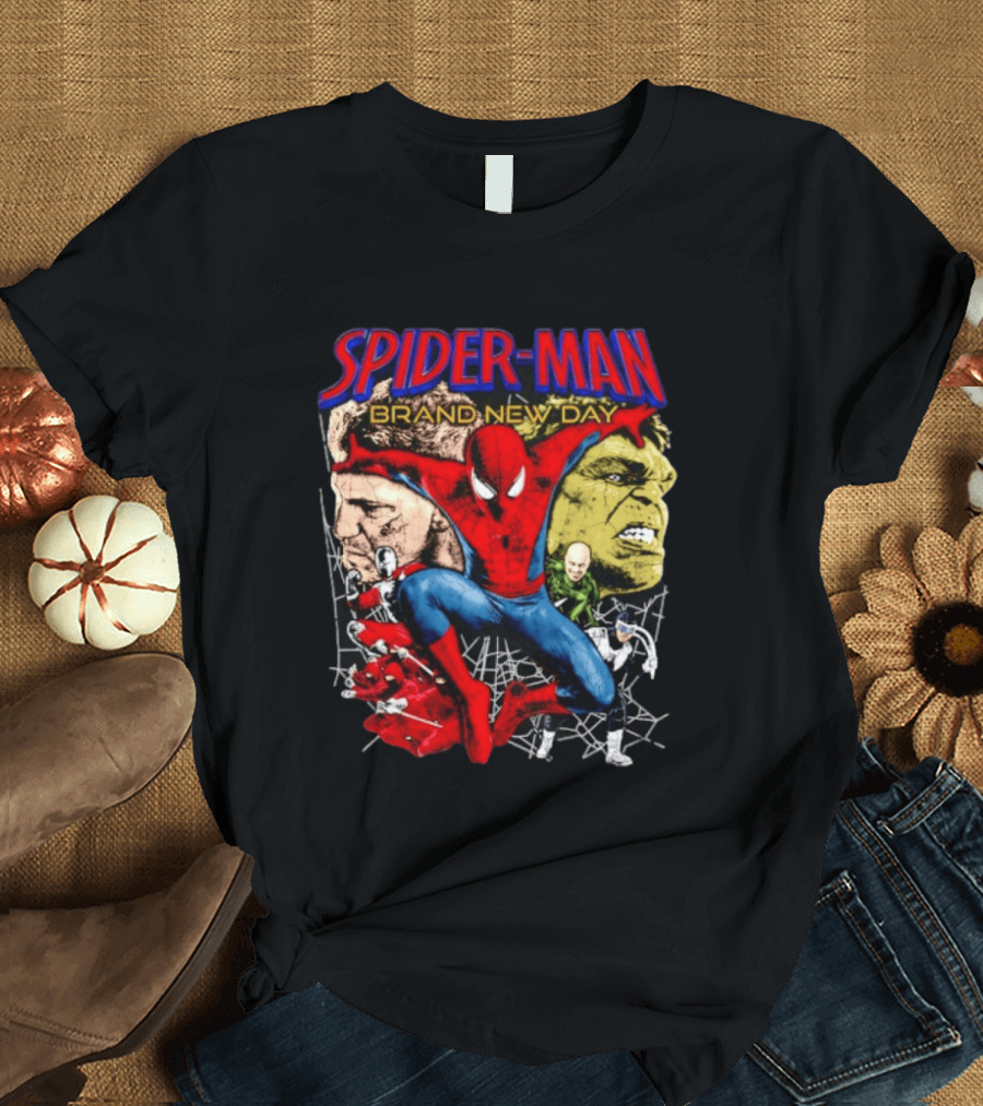 Spider Man Brand New Day Marvel Comics Superhero Characters T-Shirt