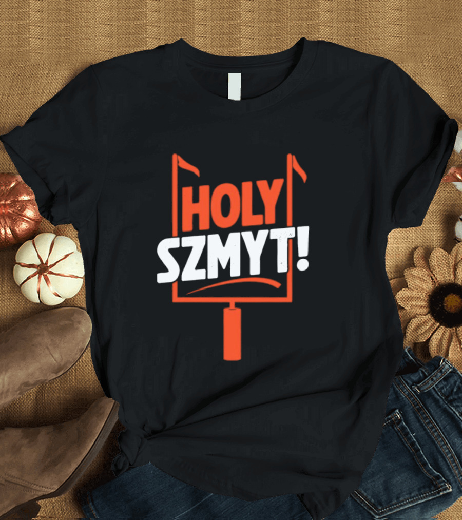 Andre Szmyt Holy Szmyt Cleveland Browns Football Uprights T-Shirt