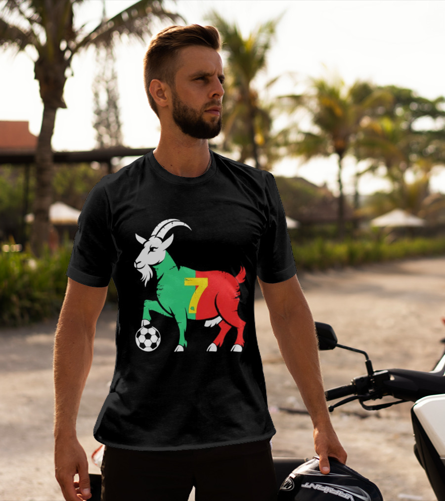 Cristiano Ronaldo GOAT 7 Portugal Soccer T-Shirt