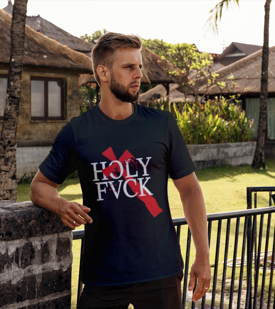 Demi Lovato Holy Fvck Bleeding Cross T-Shirt