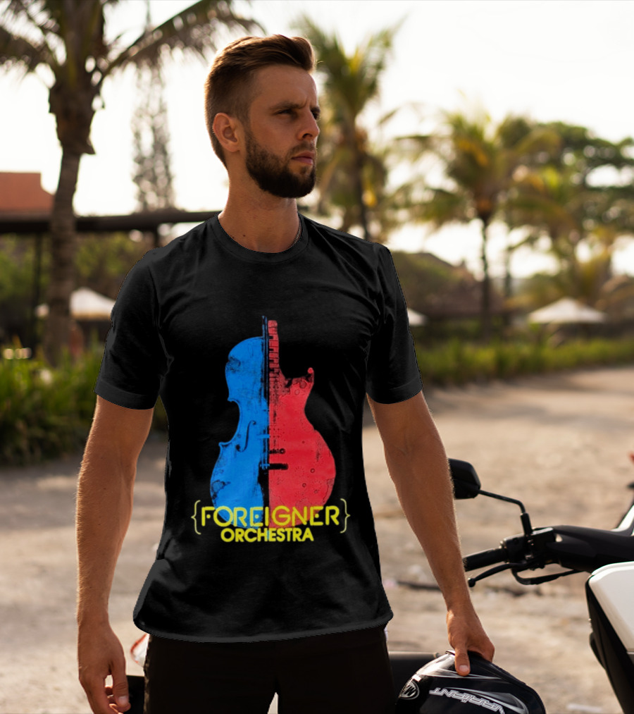 Foreigner Orchestra Violin Guitar Fusion T-Shirt