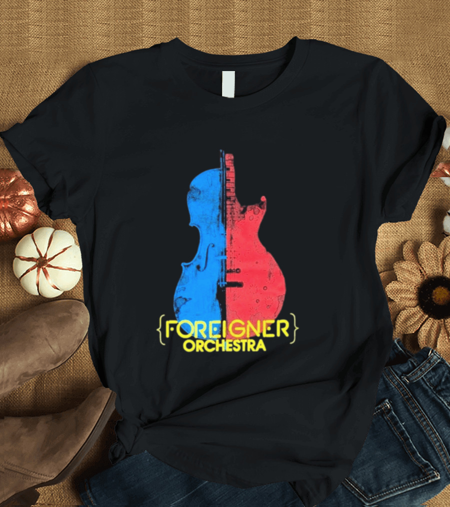 Foreigner Orchestra Violin Guitar Fusion T-Shirt