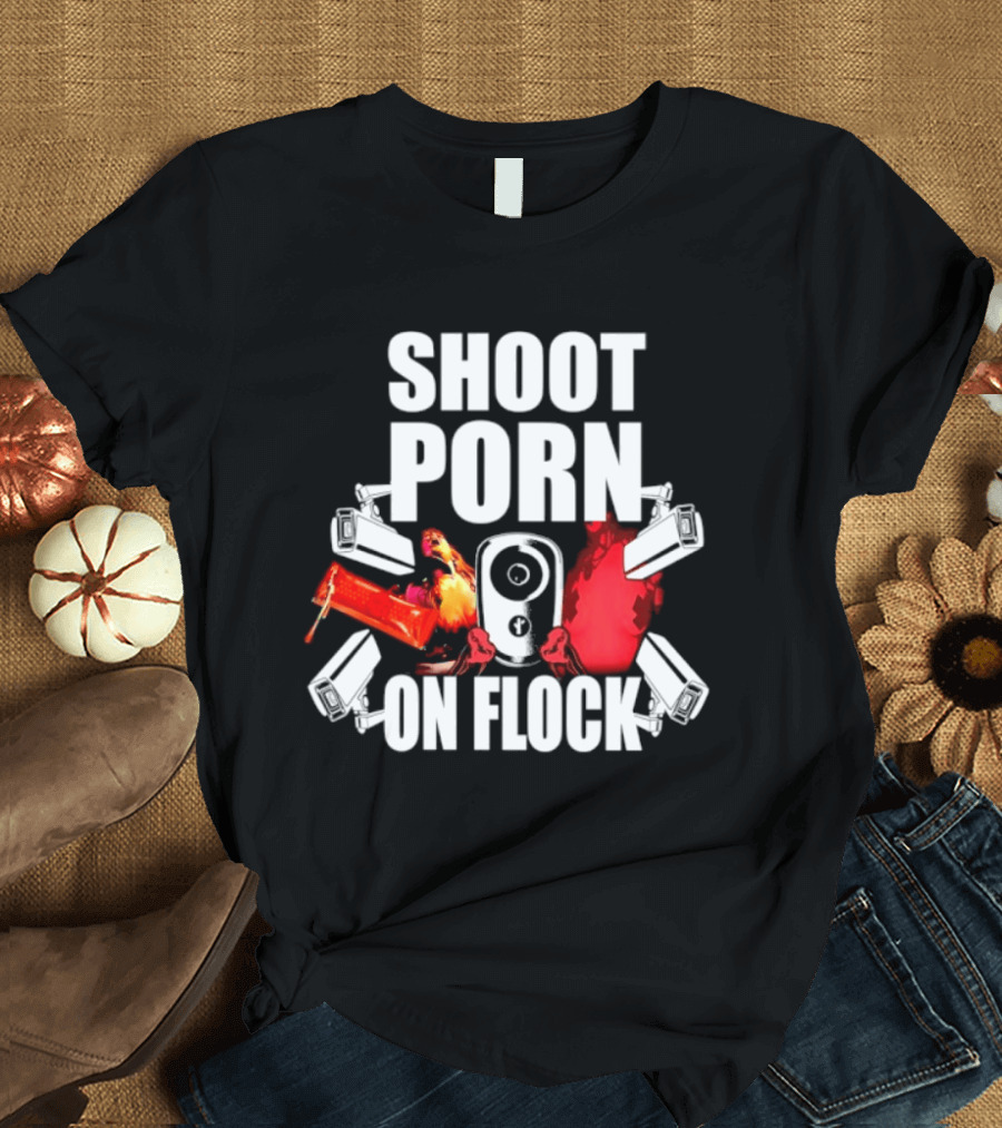 SHOOT PORN ON FLOCK Surveillance Honey Pack T-Shirt
