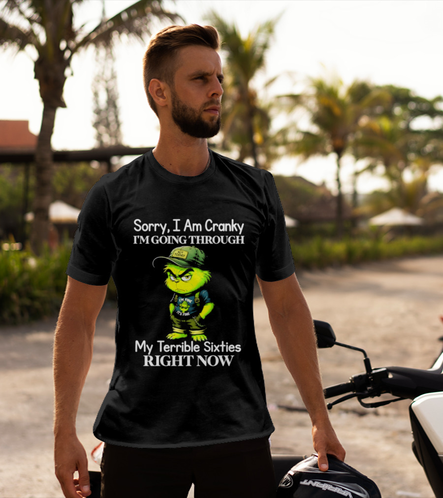 Sorry I Am Cranky I'm Going Through My Terrible Sixties Right Now T-Shirt