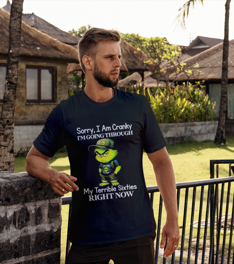 Sorry I Am Cranky I'm Going Through My Terrible Sixties Right Now T-Shirt