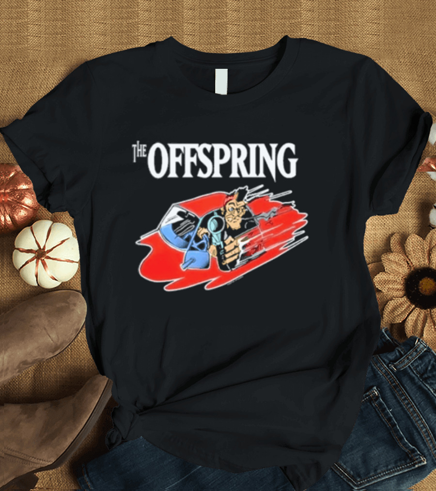The Offspring Bad Habits Stupid Dombshit Goddam Motherfucker Vintage Cartoon T-Shirt