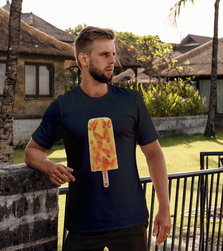 James Tour 2024 Ice Cream Yummy Butterfly Popsicle T-Shirt