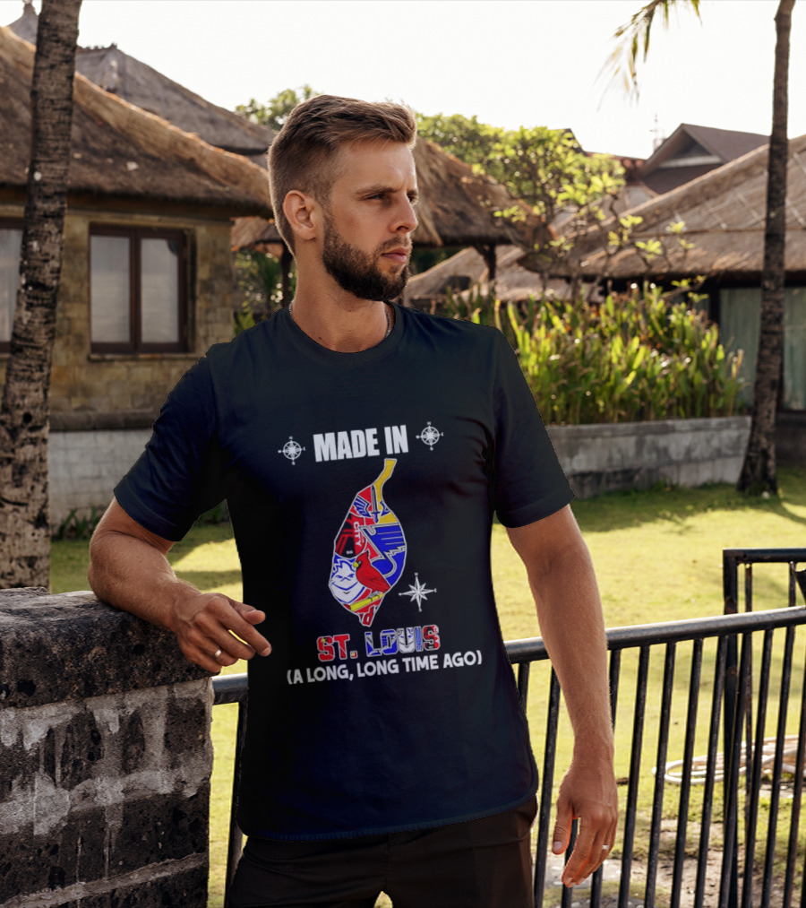 Made In St Louis Map 2026 Season A Long Long Time Ago T-Shirt