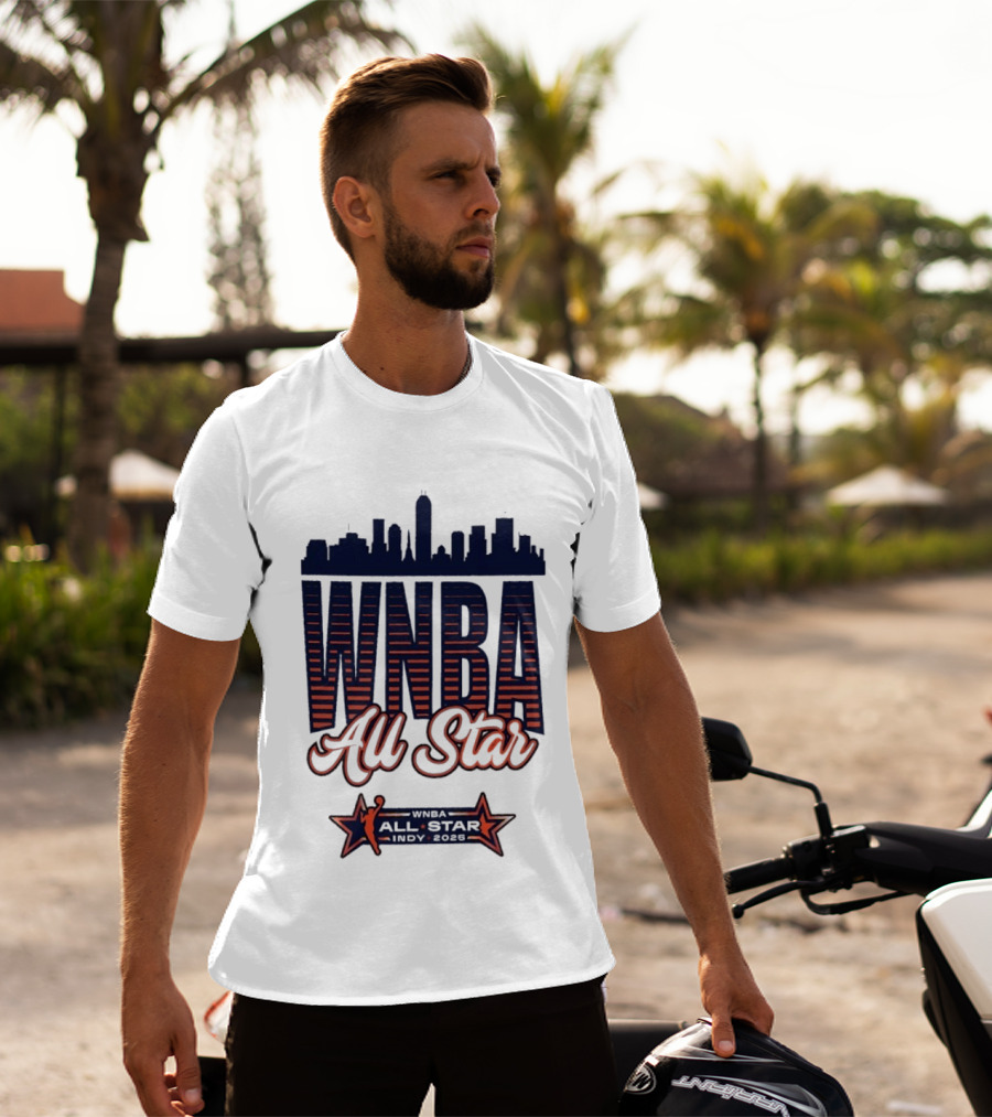 WNBA All Star 2025 Indy Skyline T-Shirt