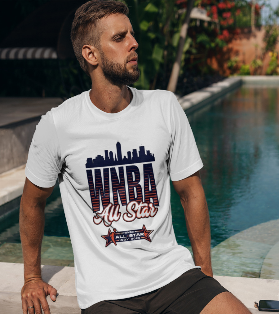 WNBA All Star 2025 Indy Skyline T-Shirt