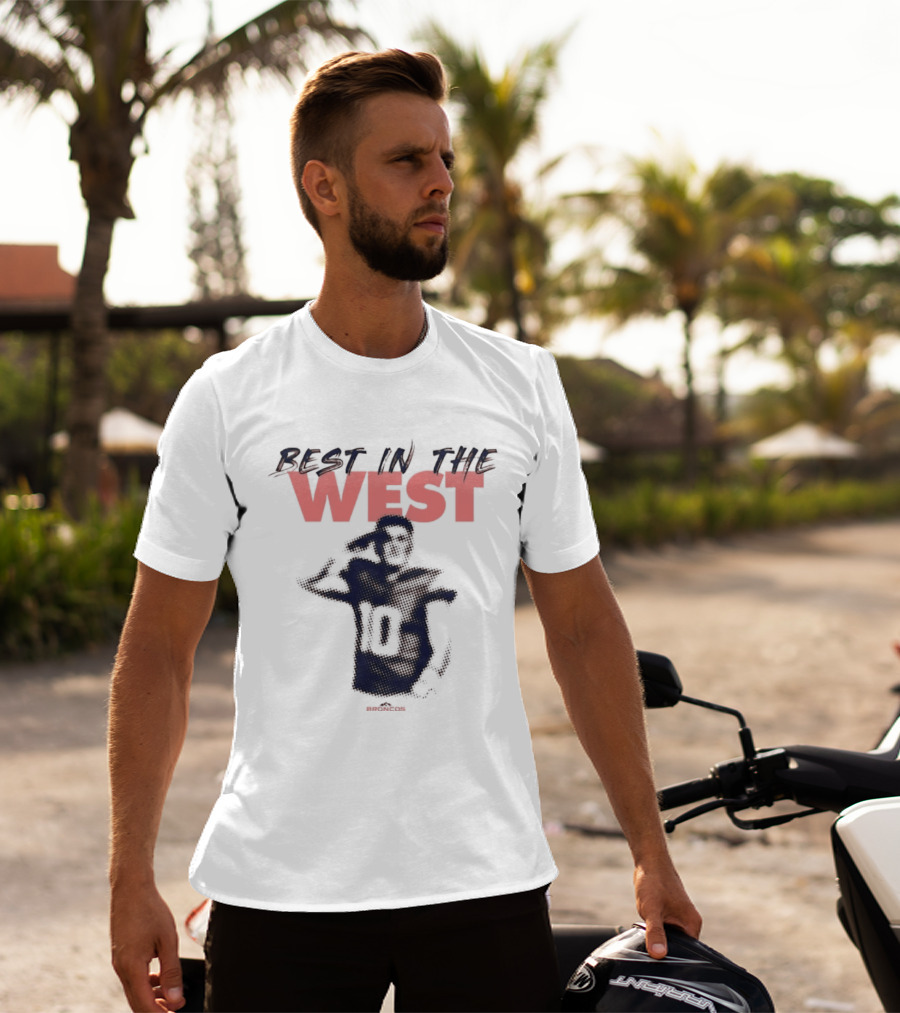 Best In The West Denver Broncos Number 10 Player T-Shirt