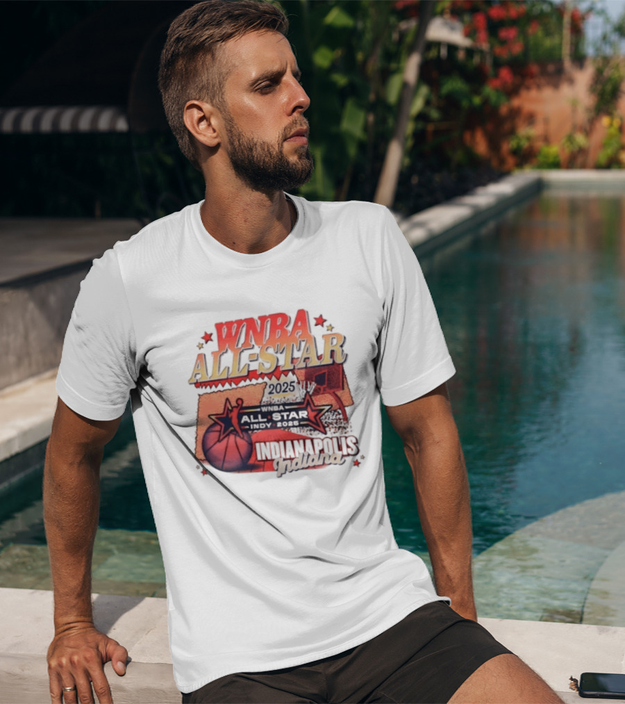 WNBA All Star 2025 Indianapolis Indy Basketball Game Indiana Fever T-Shirt