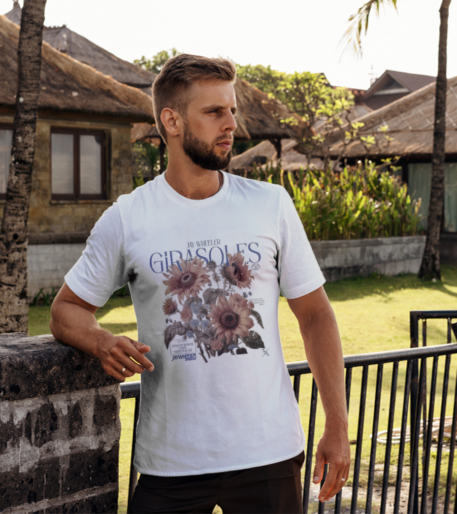 Jay Wheeler Girasoles Sunflowers Botanical T-Shirt