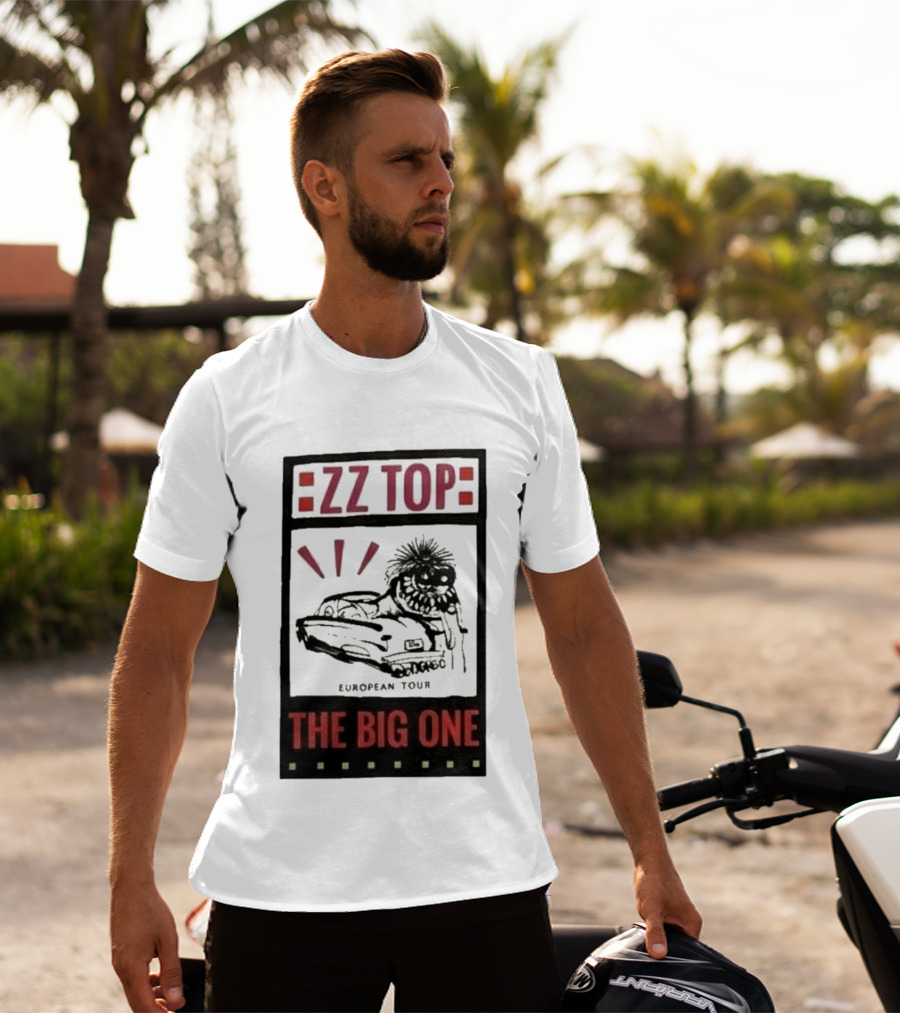 ZZ Top The Big One European Tour Poble Espanyol Barcelona Spain July 19 2026 T-Shirt