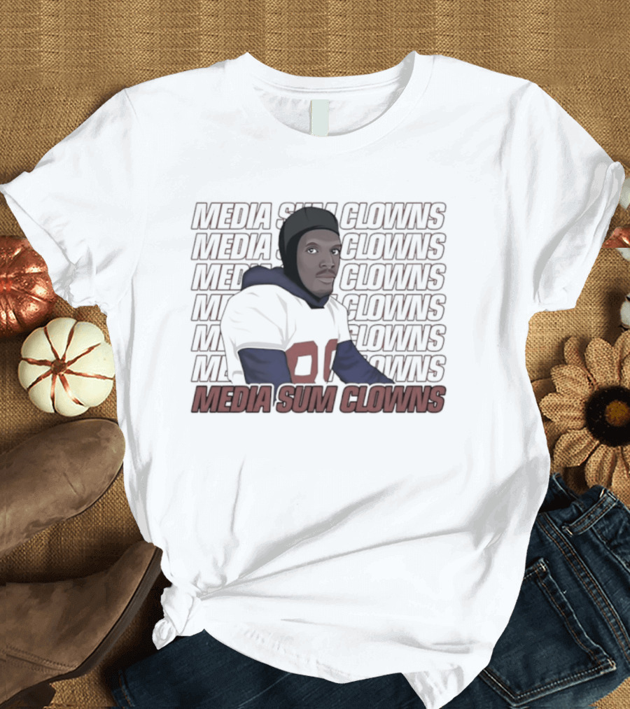 Giants Kadarius Toney Media Sum Clowns T-Shirt