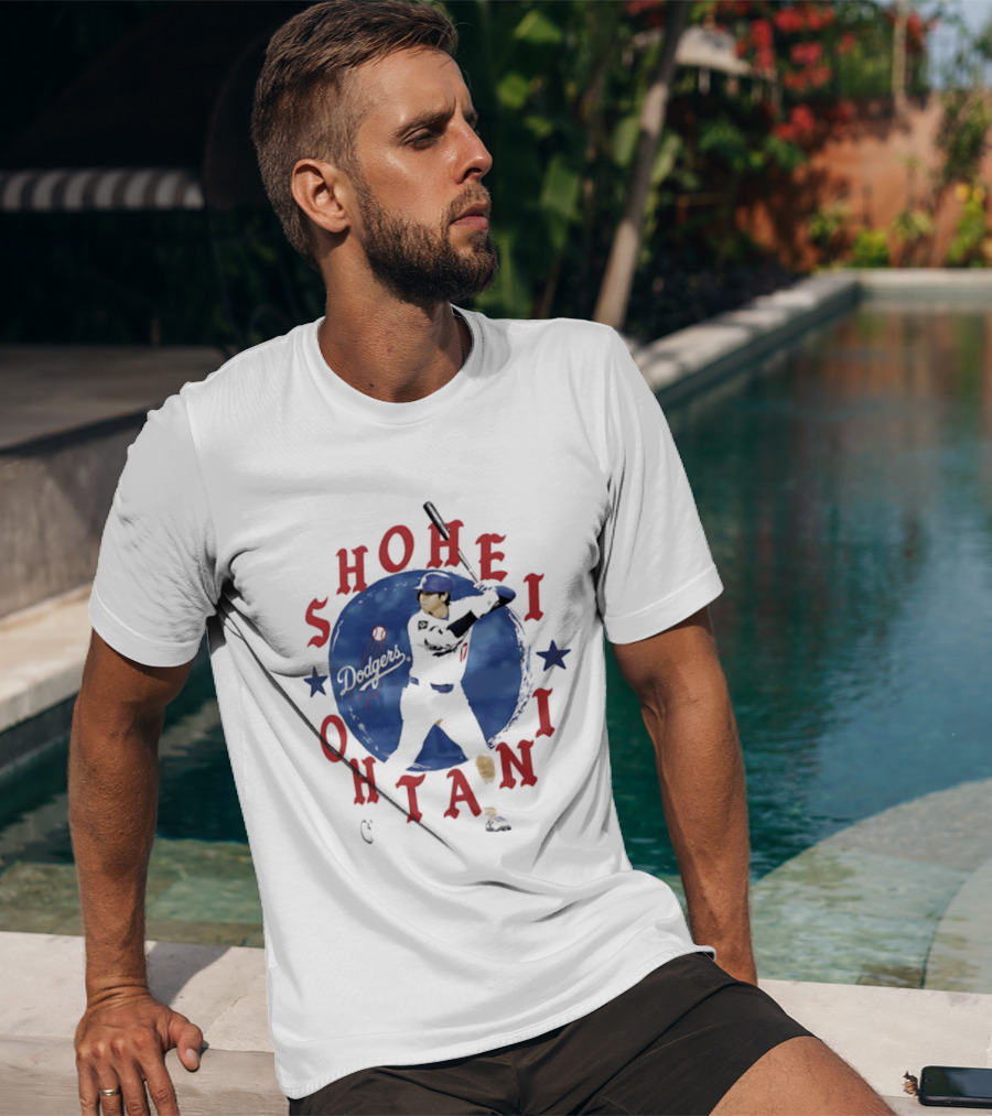 Shohei Ohtani Los Angeles Dodgers October Baseball Player Batter T-Shirt