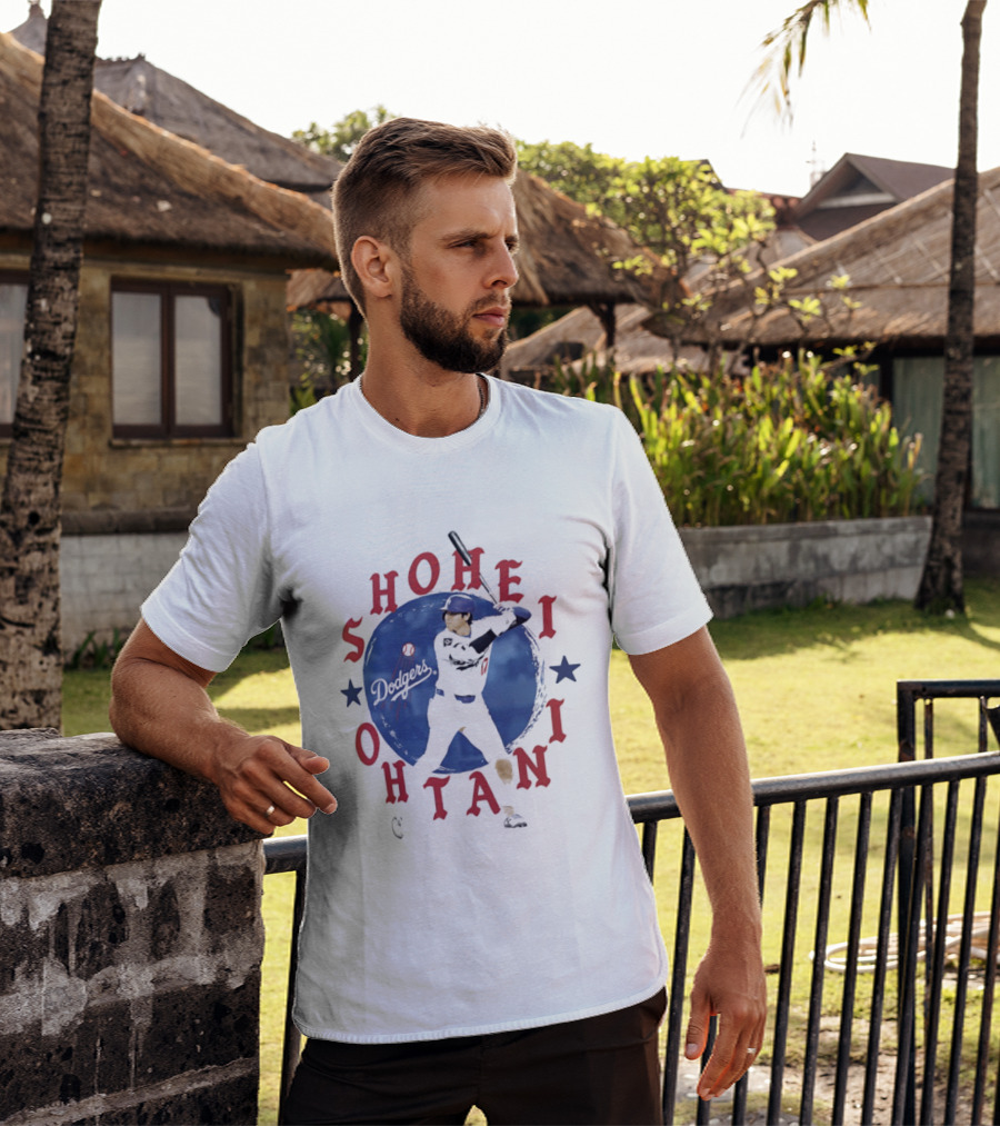 Shohei Ohtani Los Angeles Dodgers October Baseball Player Batter T-Shirt