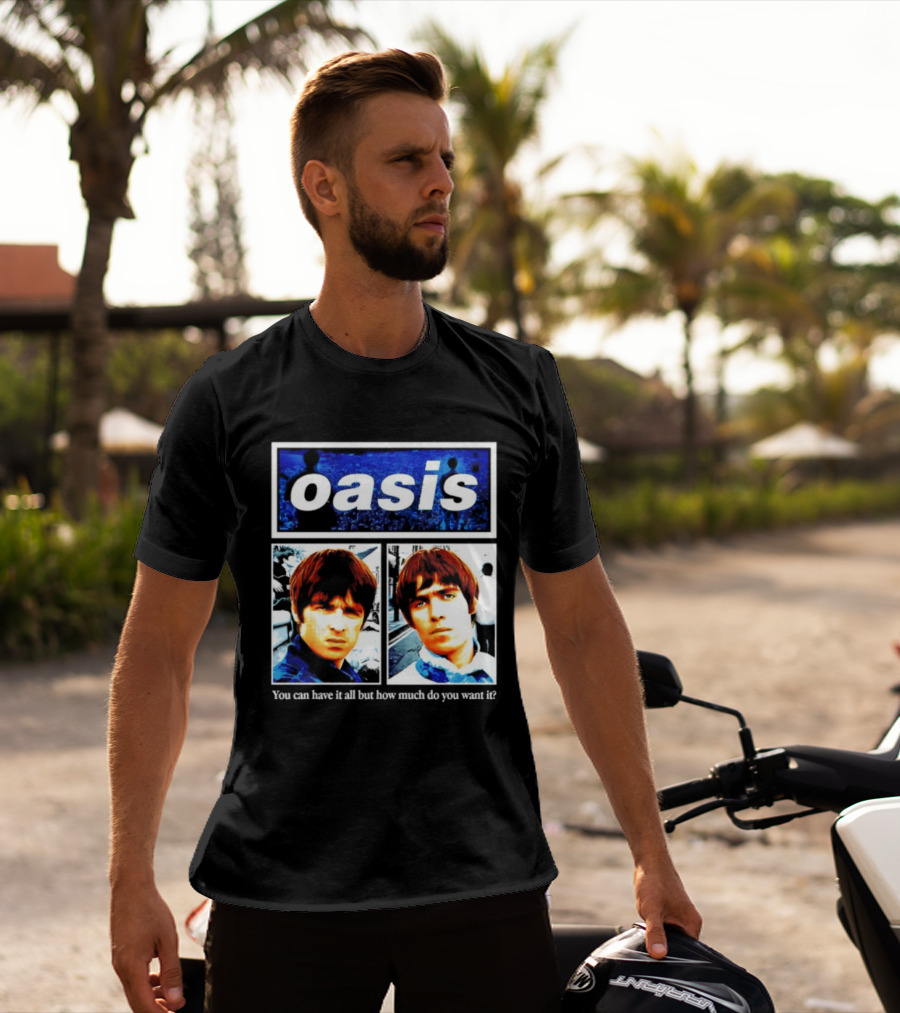 Oasis You Can Have It All But How Much Do You Want It Music Band T-Shirt